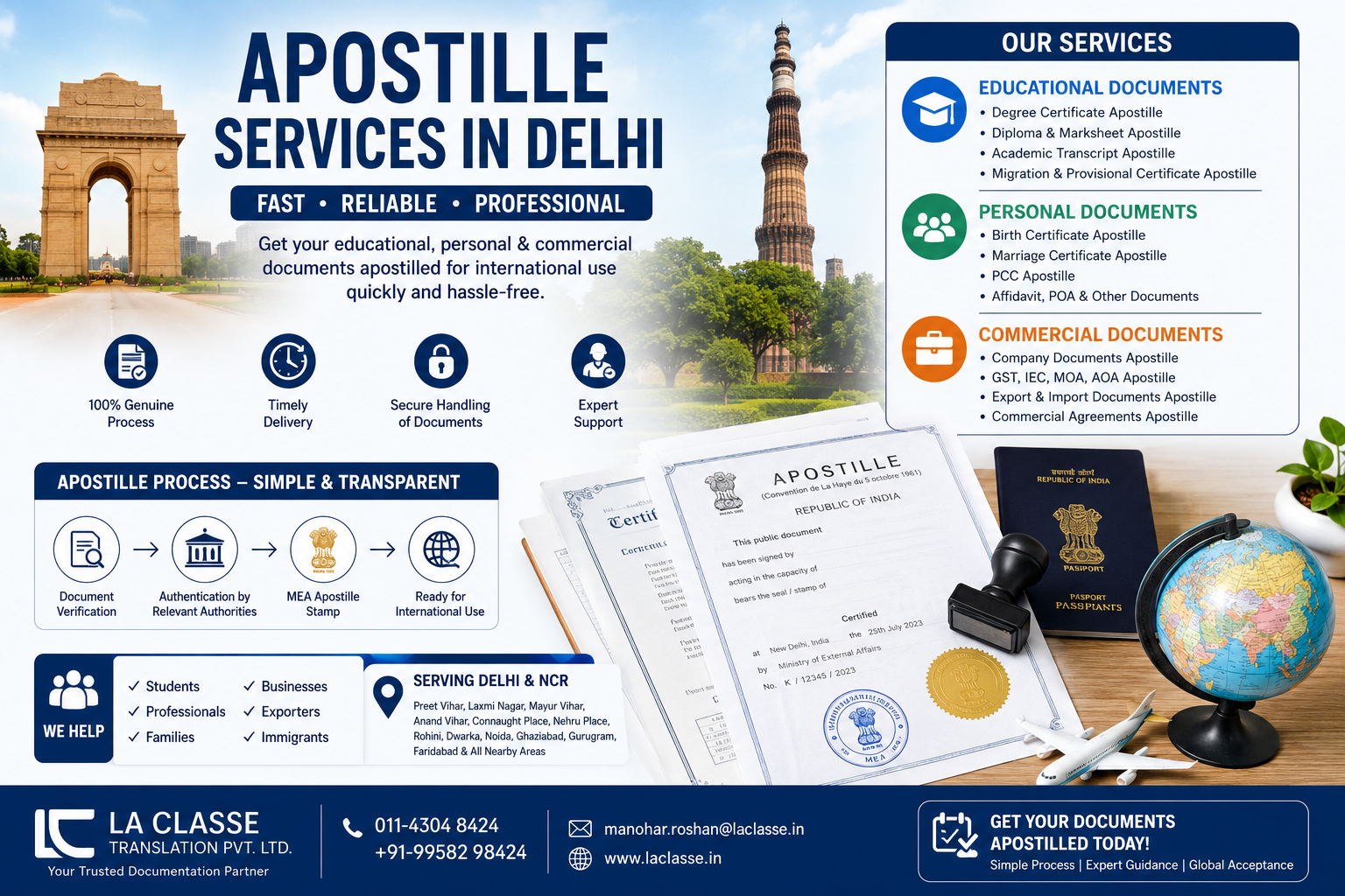 Apostille Services in Delhi: Complete Guide